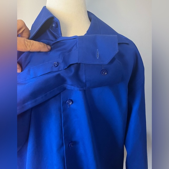 NWOT BLU by Polfroni Beautiful Blue Shirt! - Picture 3 of 9